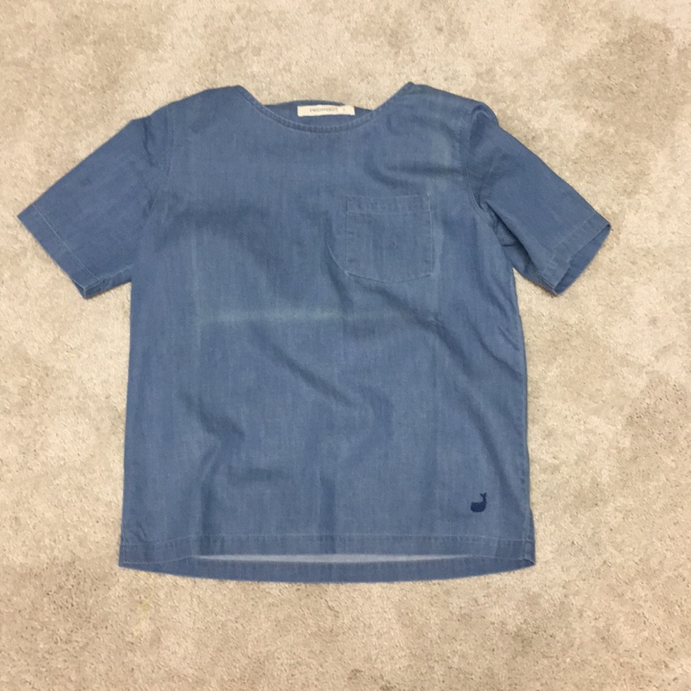 Blue jeans shirt
